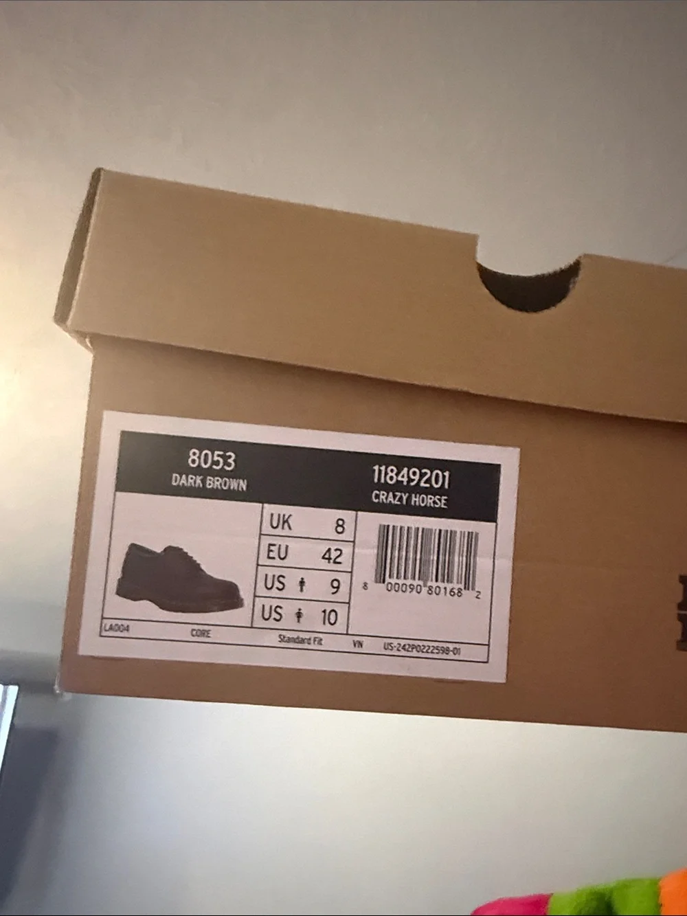 Dr Marten’s Crazy Horse Leather Casual Shoes